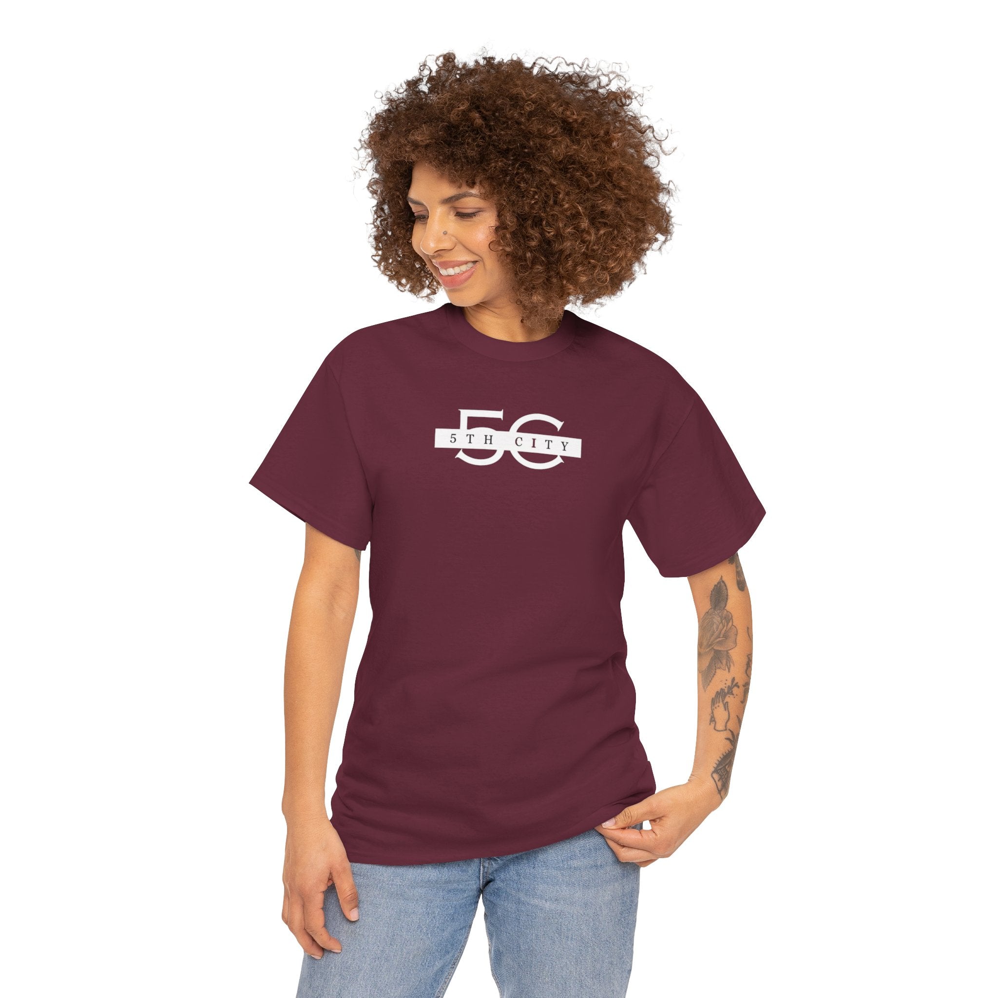 Bagguy 5th City Unisex Heavy Cotton Tee