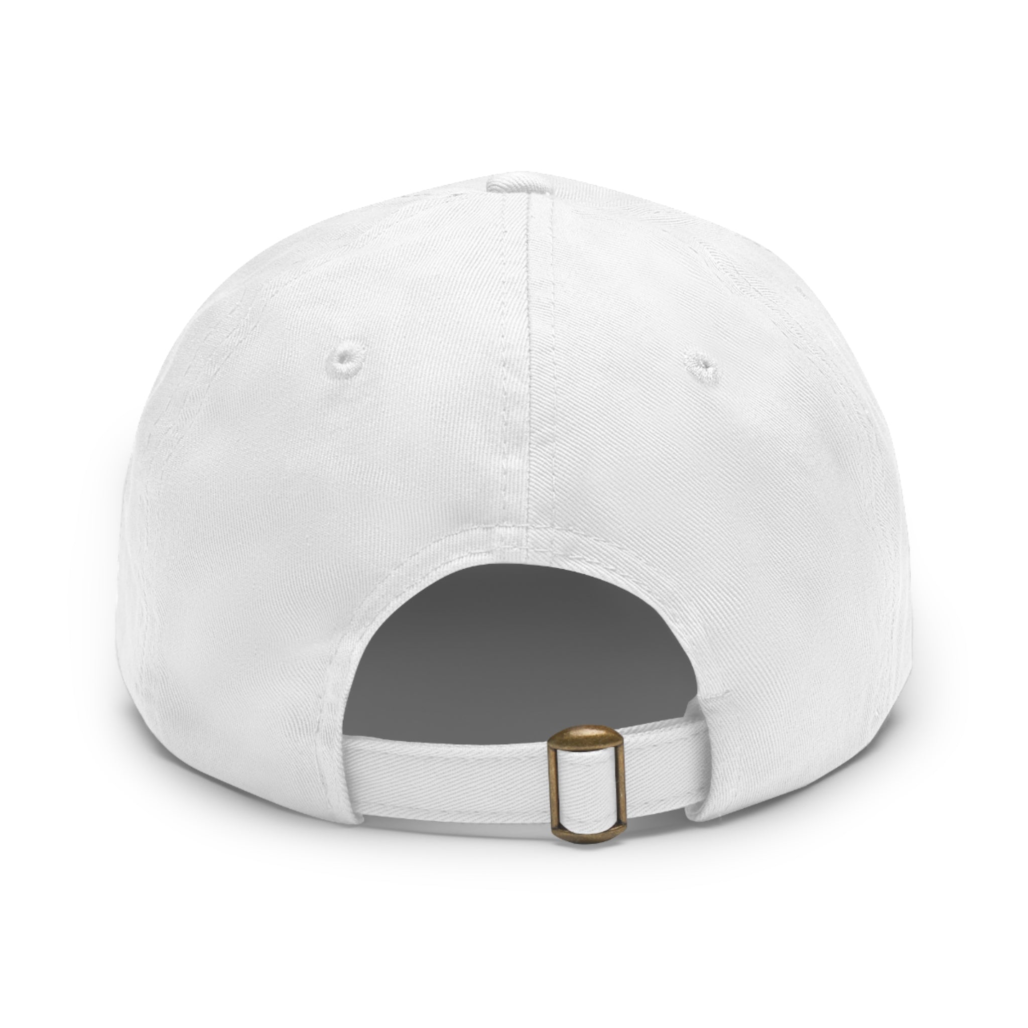 Westside Dad Hat with Leather Patch (Round)