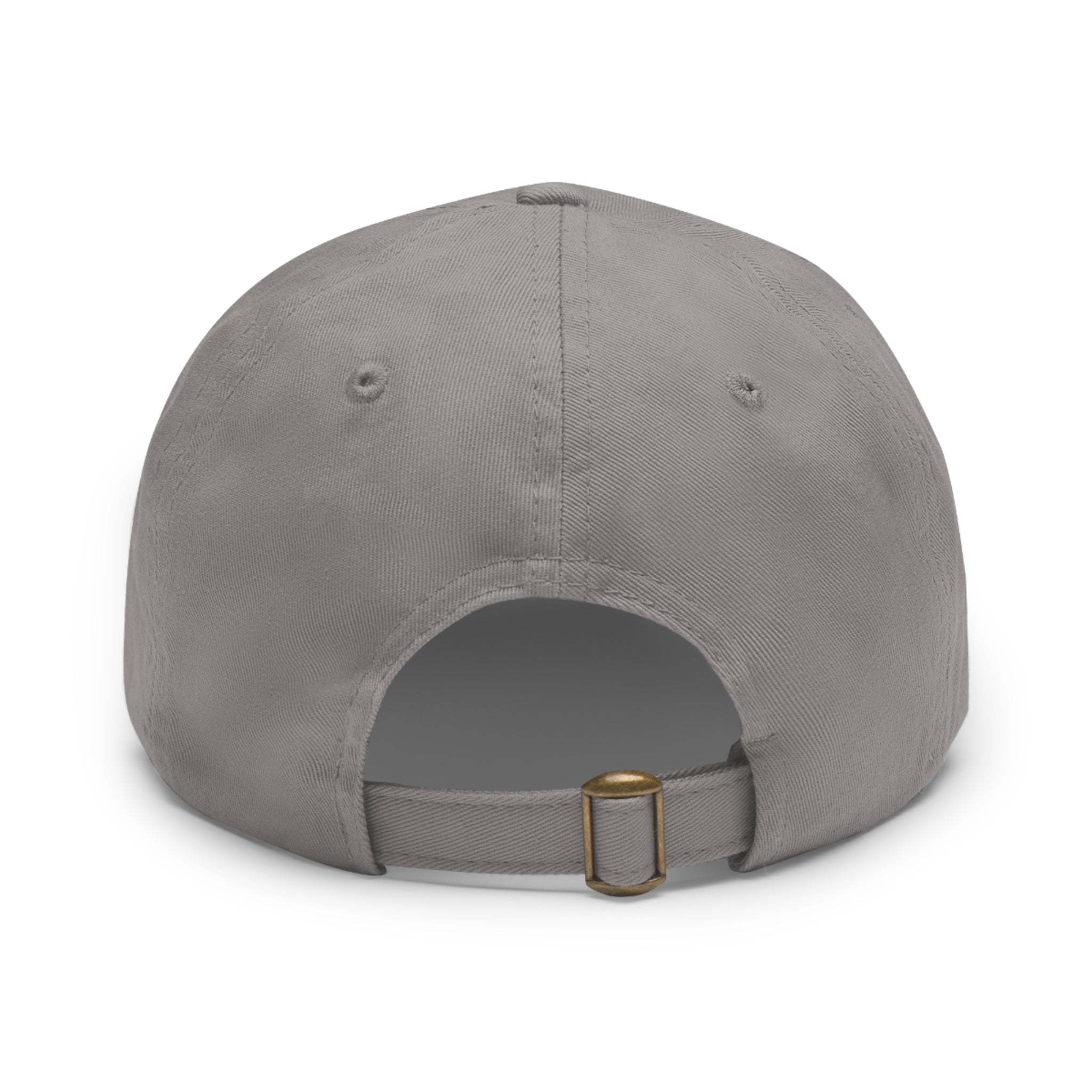 Westside Dad Hat with Leather Patch (Round)