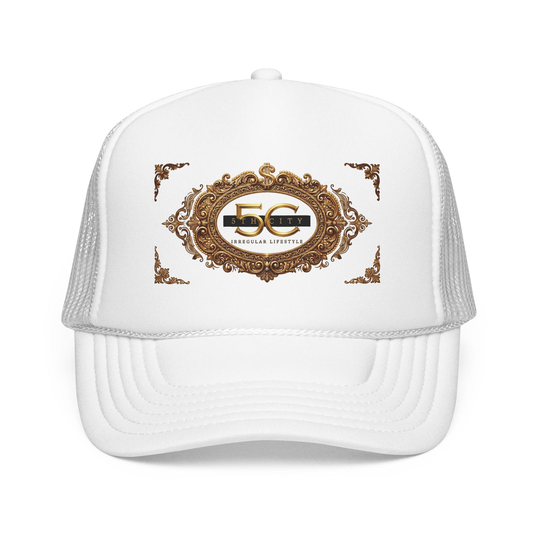 5th City 1st Year Anniversary Gold Emblem Trucker Hat