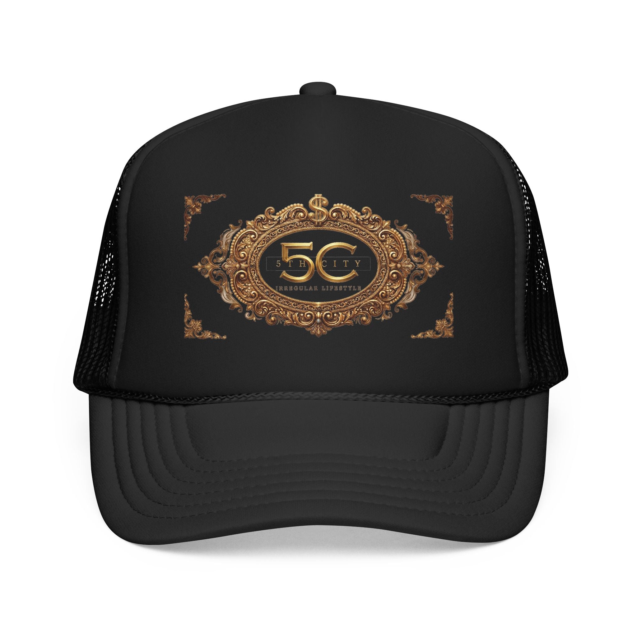 5th City 1st Year Anniversary Gold Emblem Trucker Hat