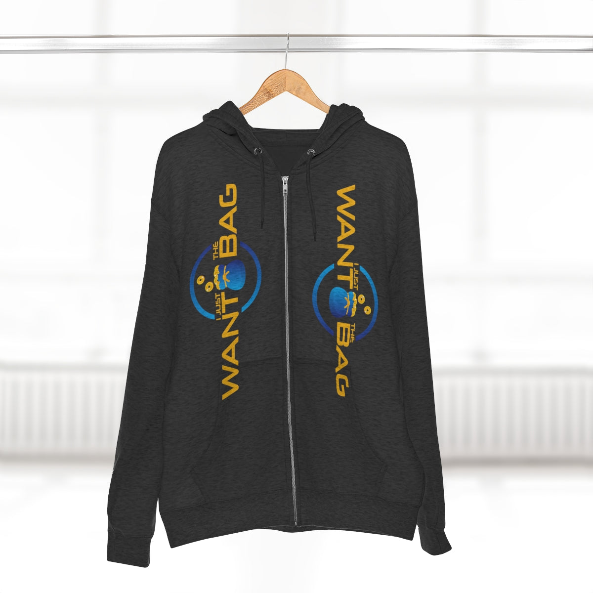 I.J.W.T.B. Unisex Premium Full Zip Hoodie - BAG GUY APPAREL L.L.C.