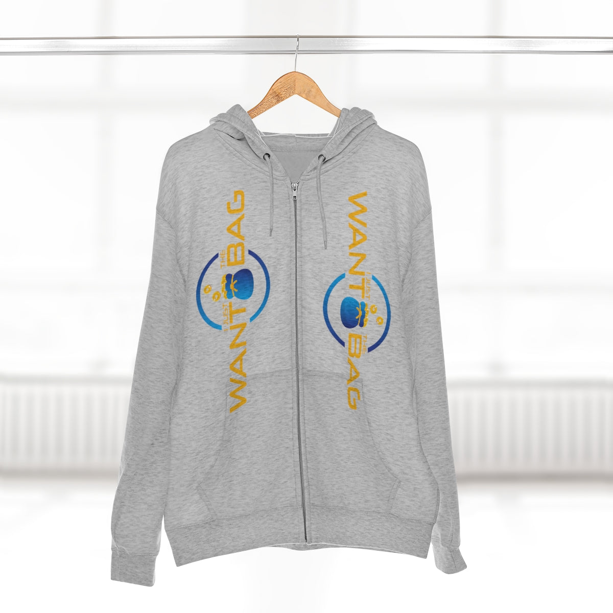 I.J.W.T.B. Unisex Premium Full Zip Hoodie - BAG GUY APPAREL L.L.C.