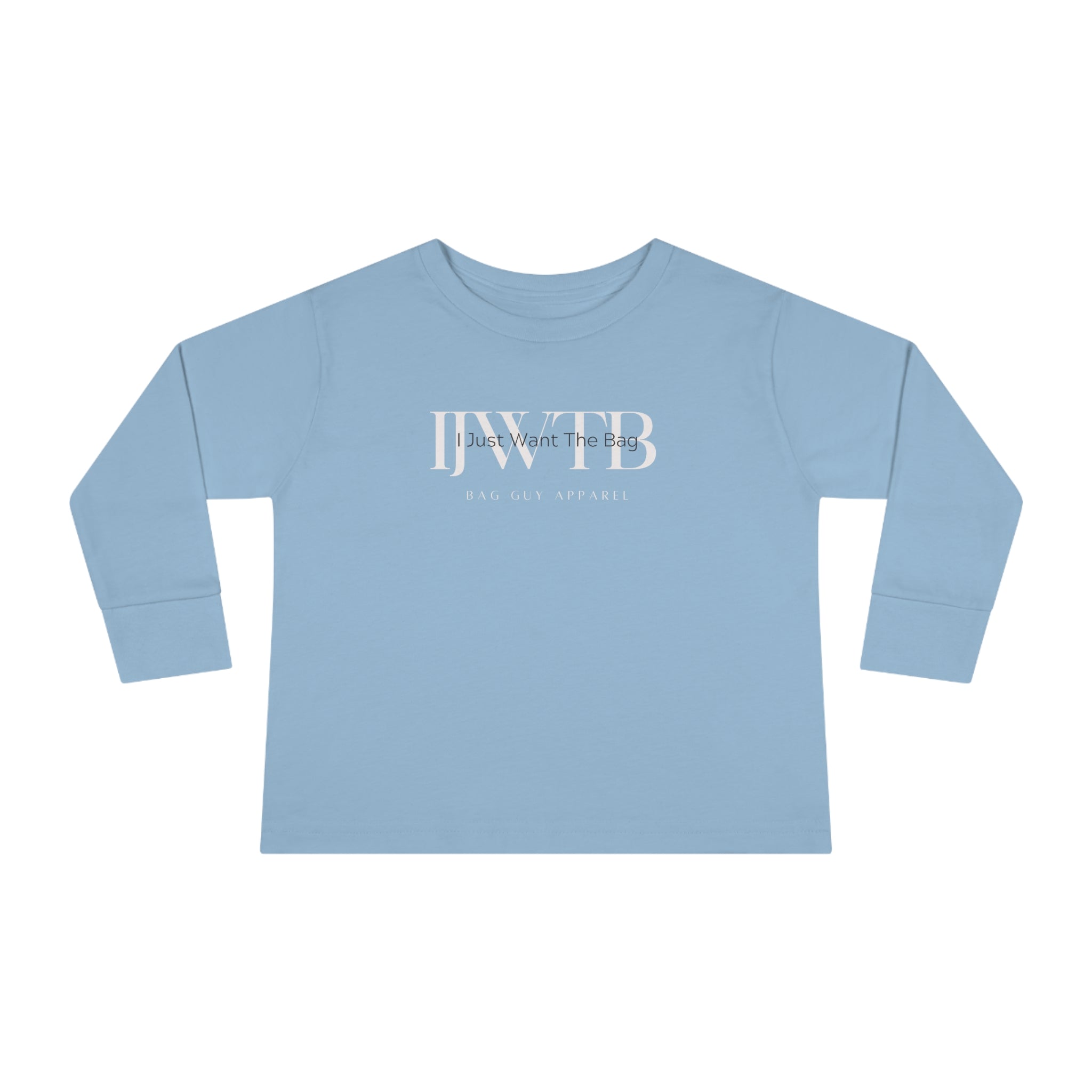 IJWTB Signature Print Toddler Long Sleeve Tee
