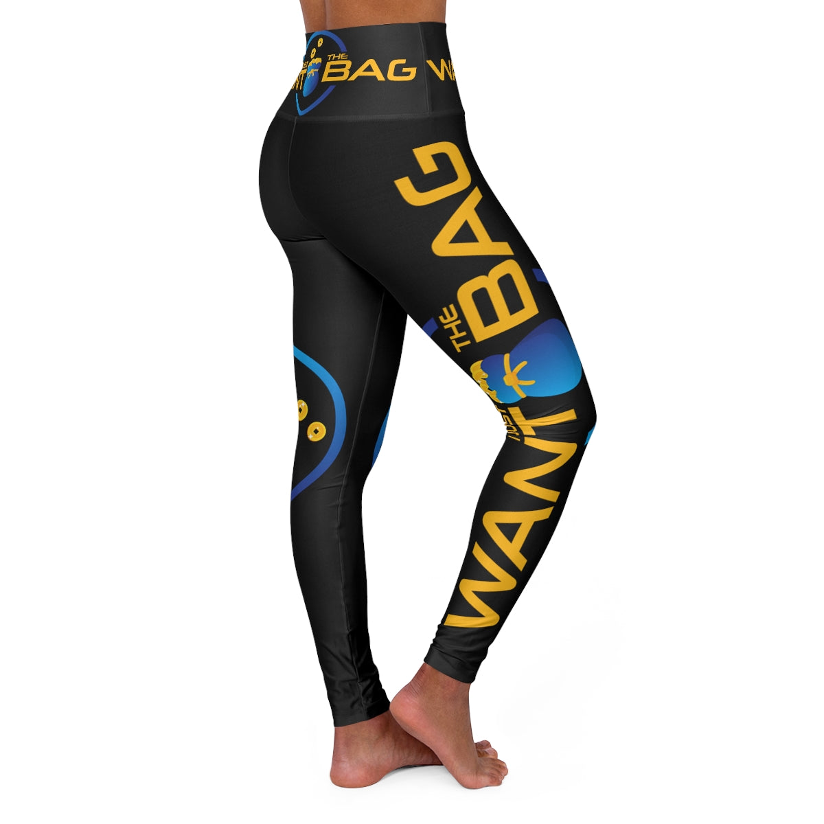 I.J.W.T.B. High Waisted Yoga Leggings - BAG GUY APPAREL L.L.C.