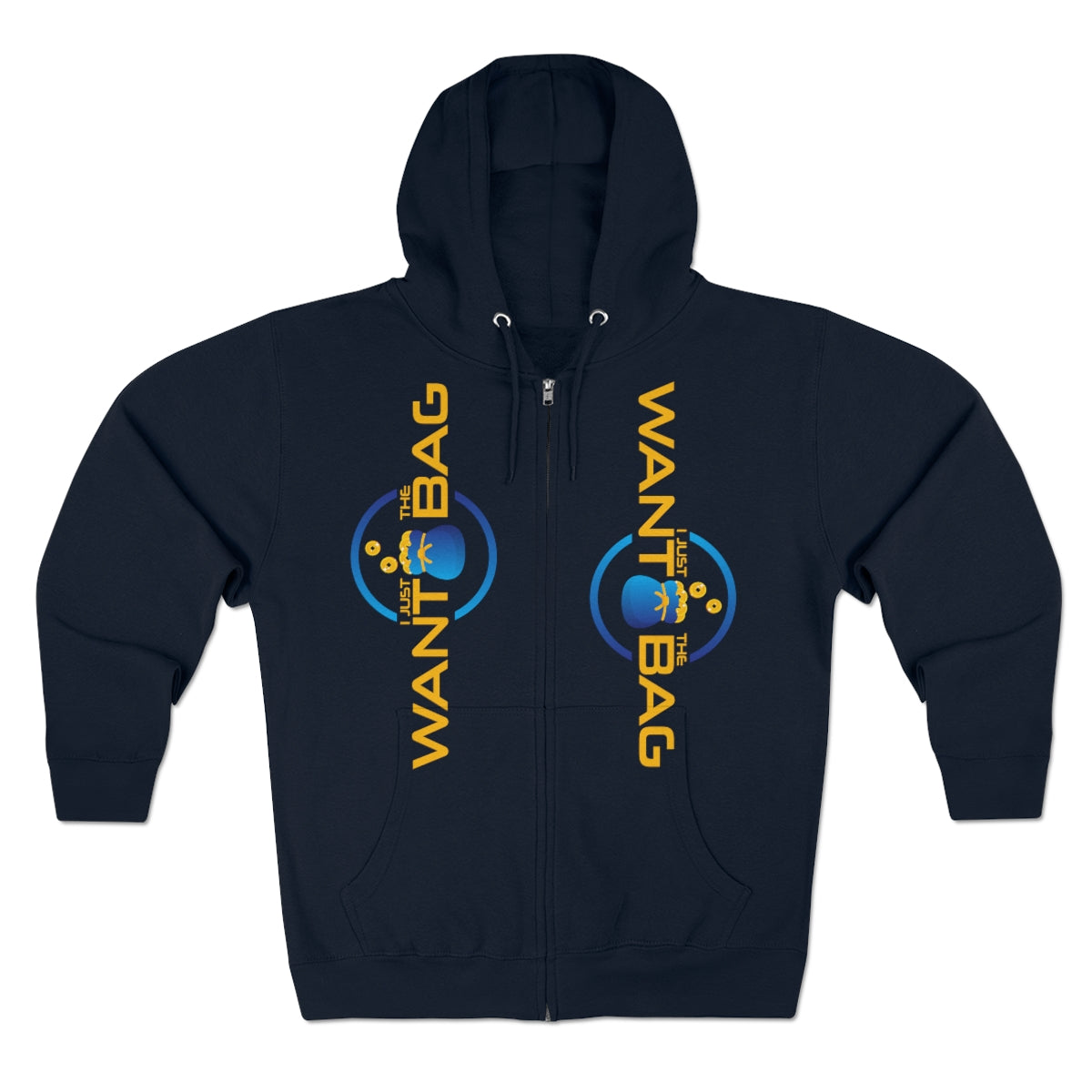 I.J.W.T.B. Unisex Premium Full Zip Hoodie - BAG GUY APPAREL L.L.C.