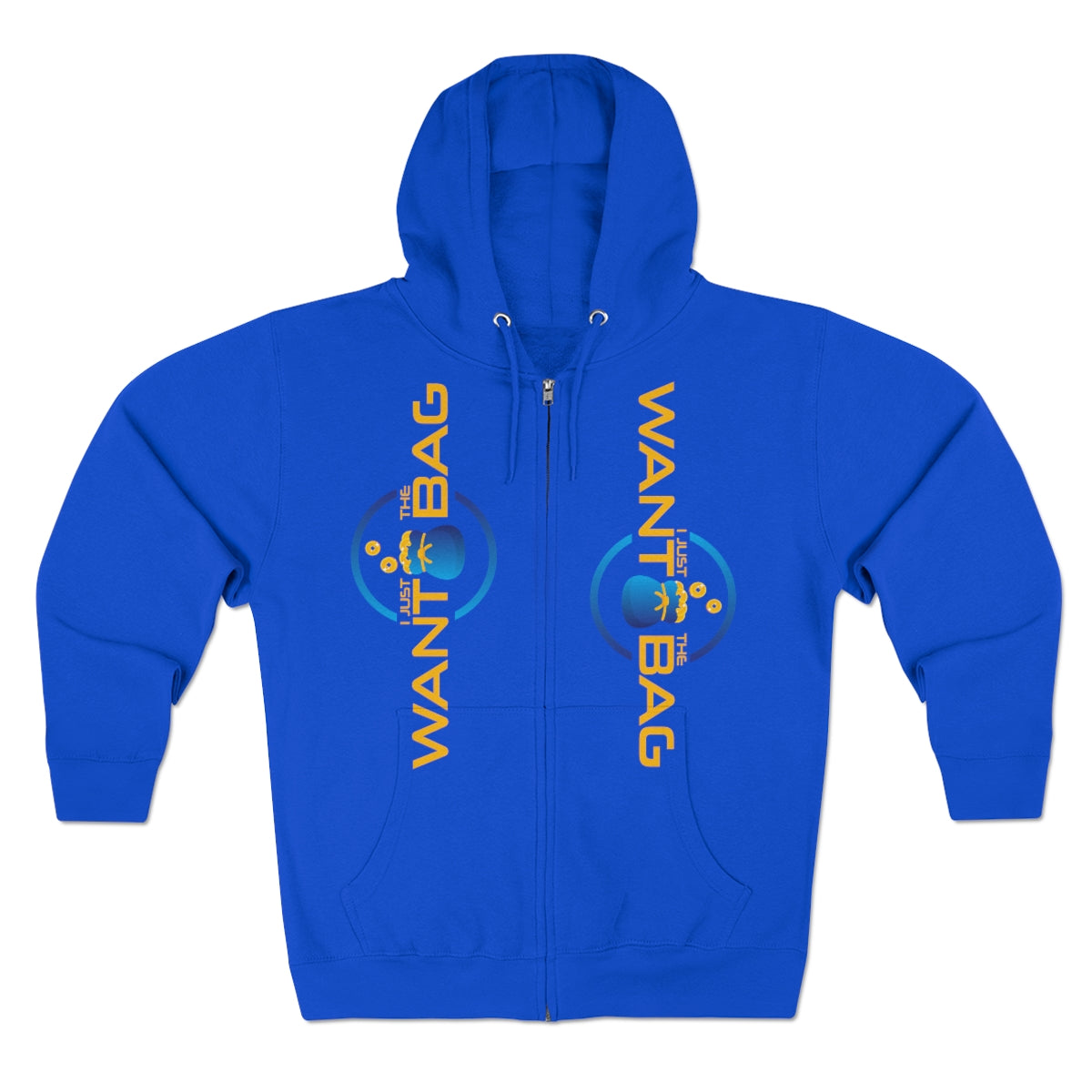 I.J.W.T.B. Unisex Premium Full Zip Hoodie - BAG GUY APPAREL L.L.C.