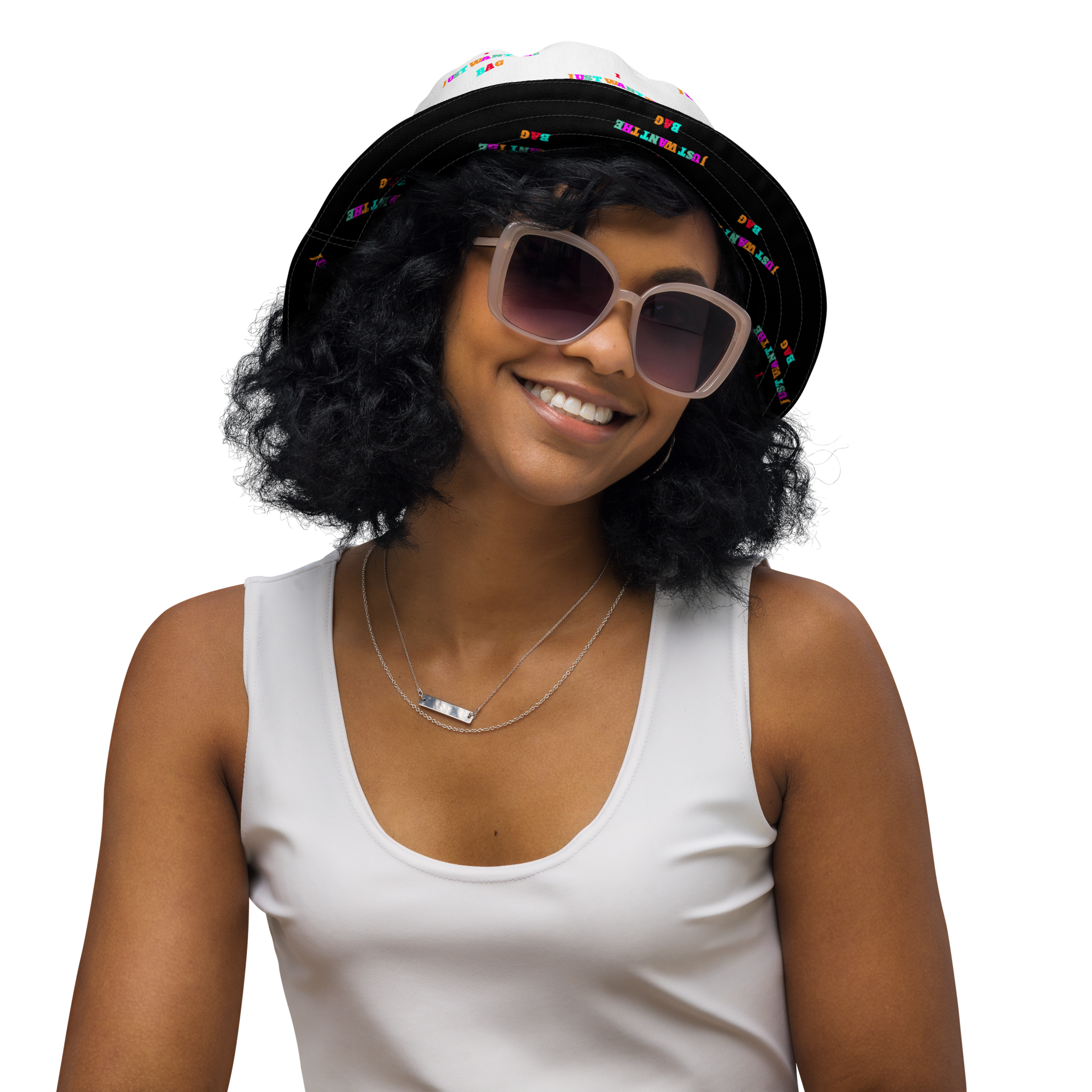 I.J.W.T.B. Multicolor Reversible bucket hat