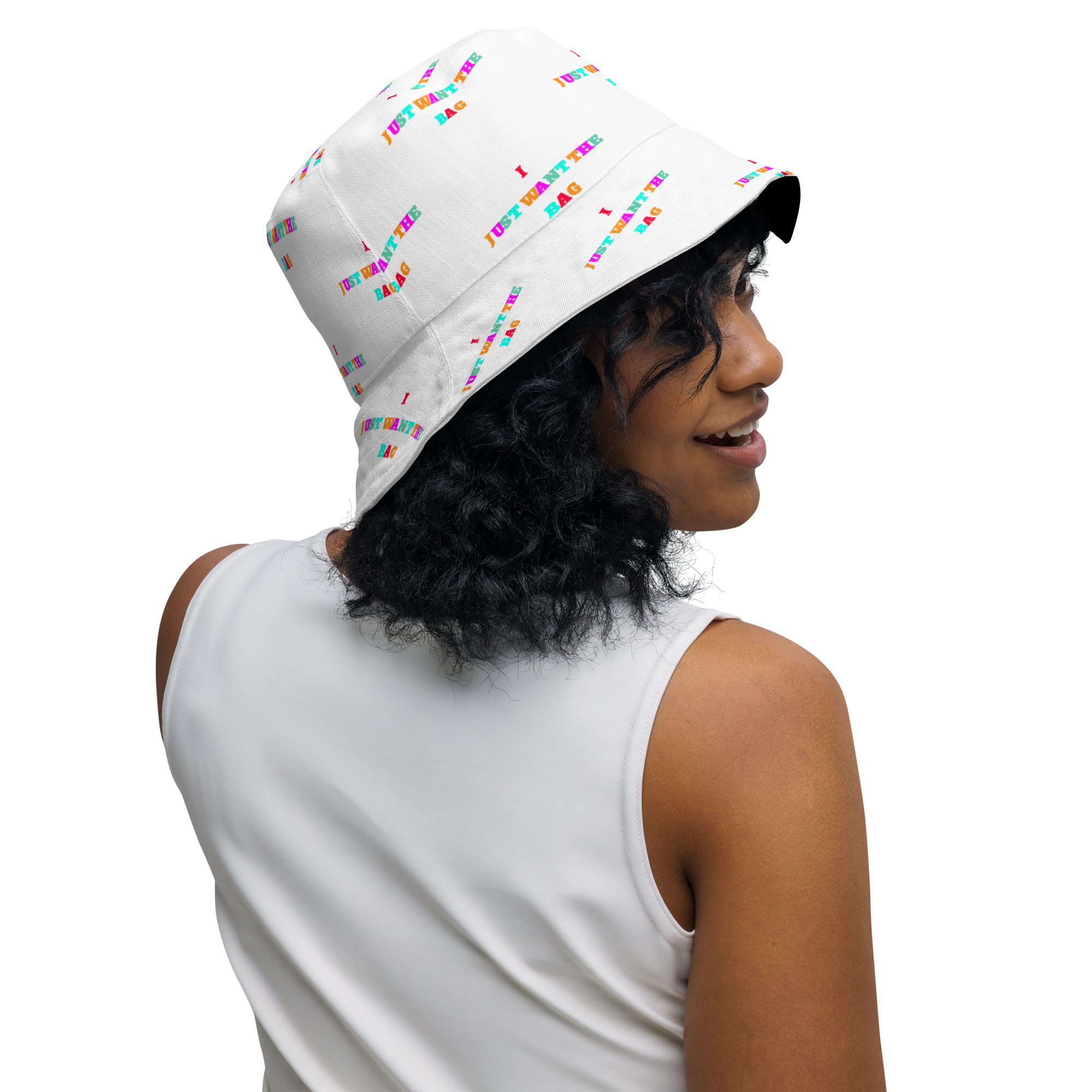 I.J.W.T.B. Multicolor Reversible bucket hat