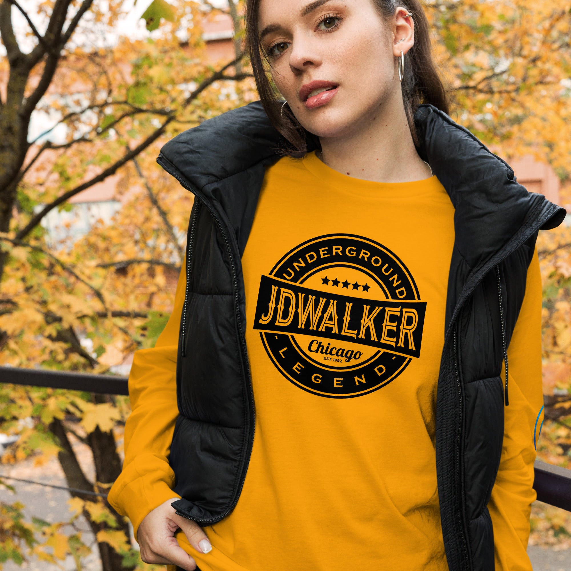 I.J.W.T.B./ J.D.Walker Chicago Underground Legend Unisex Long Sleeve Tee