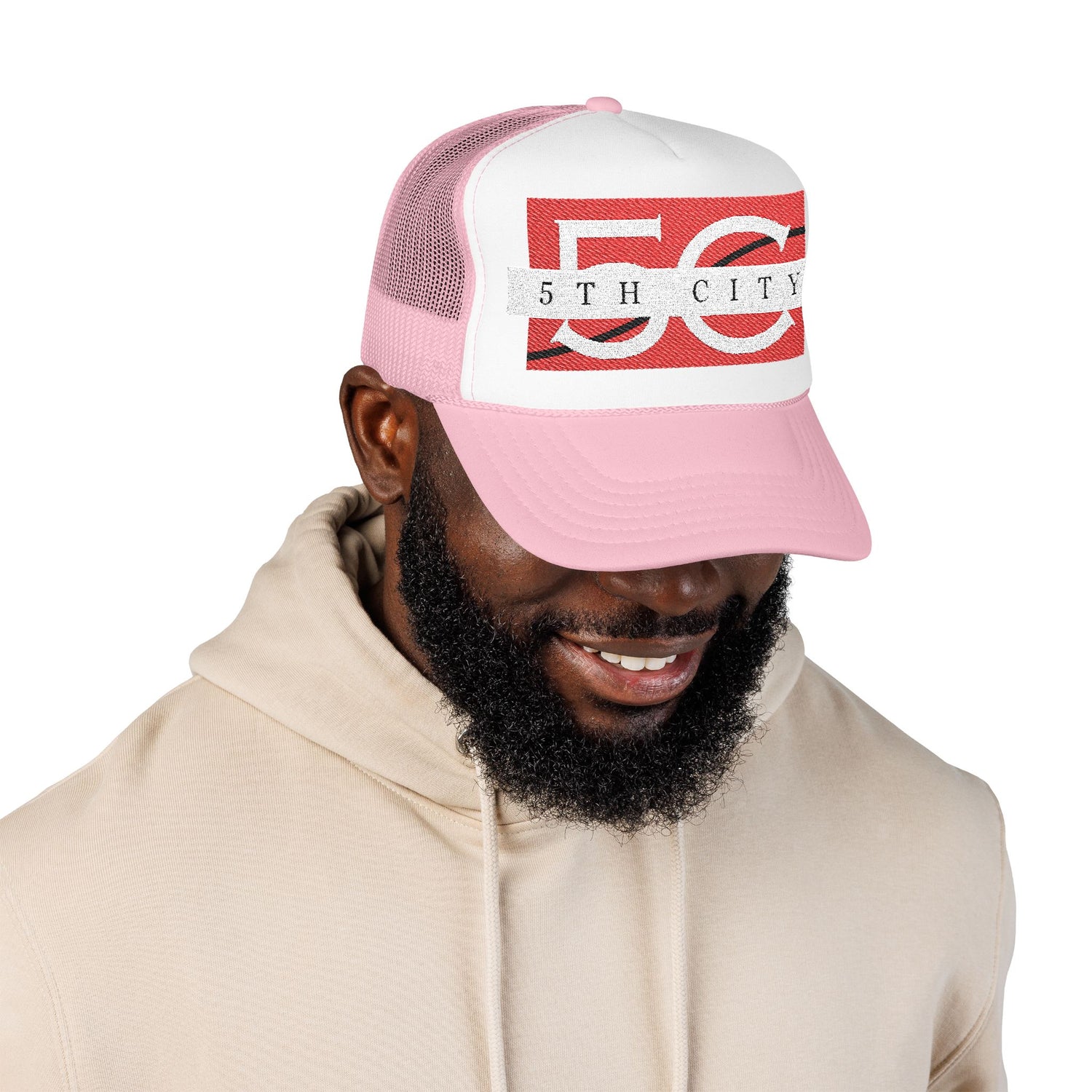 5th City Stylish Foam Trucker Hat with Bold 50th City Embroidery, Perfect for Festivals, Outdoor Events, and Everyday Wear, Unisex Gift, Casual [...]