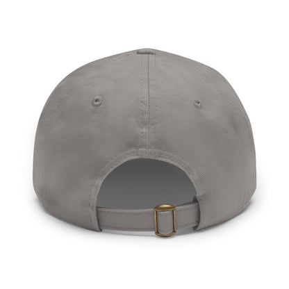 Westside Dad Hat with Leather Patch (Round)