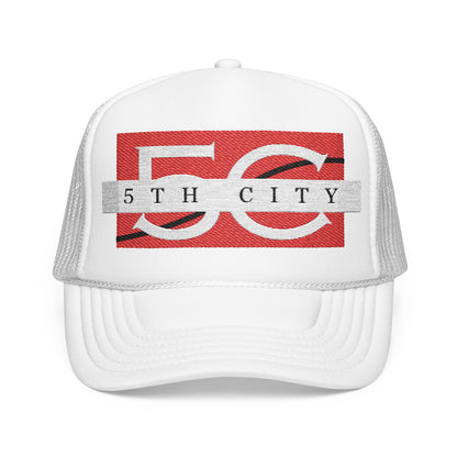 5th City Stylish Foam Trucker Hat with Bold 50th City Embroidery, Perfect for Festivals, Outdoor Events, and Everyday Wear, Unisex Gift, Casual [...]