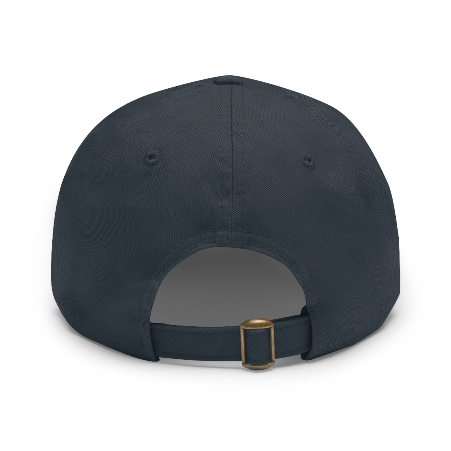 Westside Dad Hat with Leather Patch (Round)