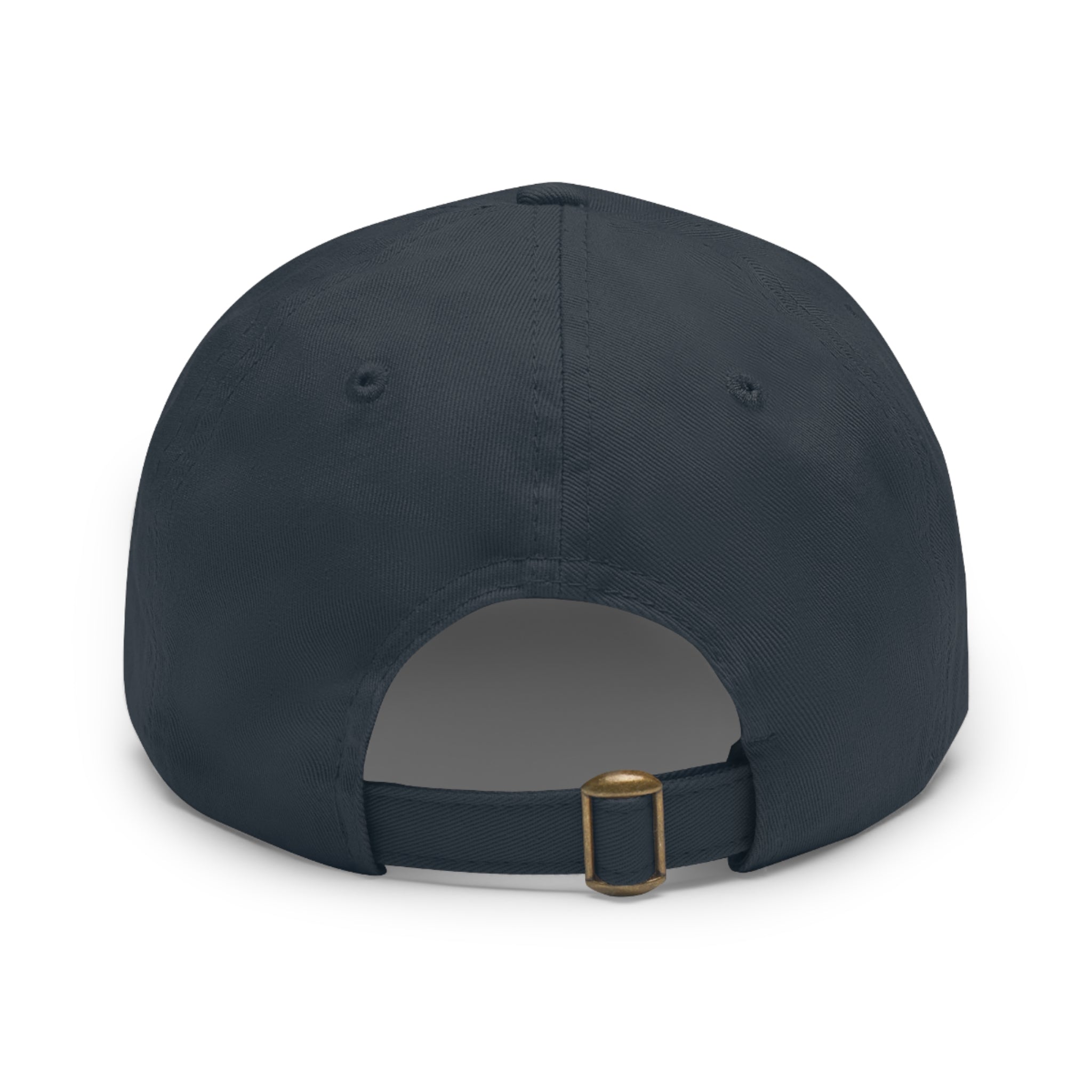 Westside Dad Hat with Leather Patch (Round)