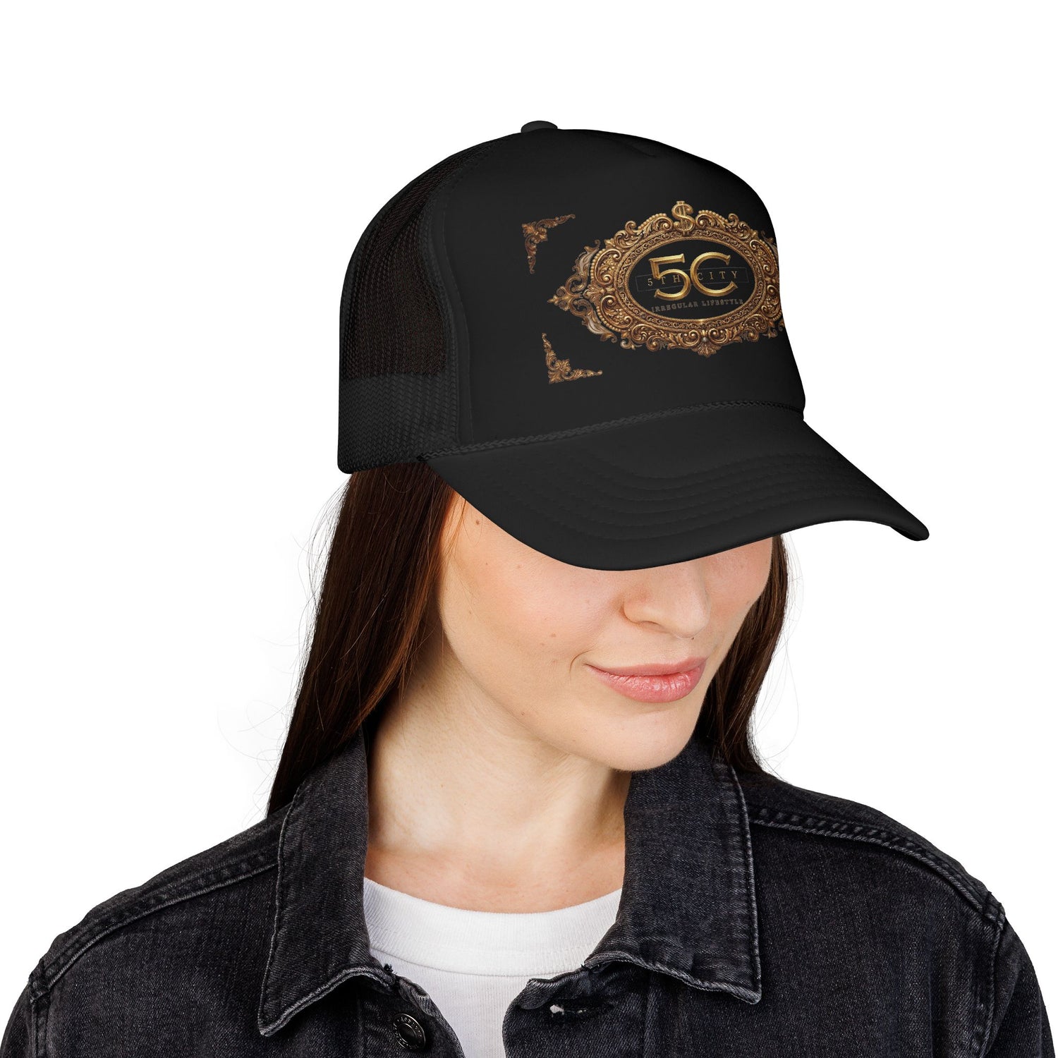 5th City 1st Year  Anniversary Gold Emblem Trucker Hat