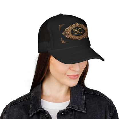 5th City 1st Year  Anniversary Gold Emblem Trucker Hat