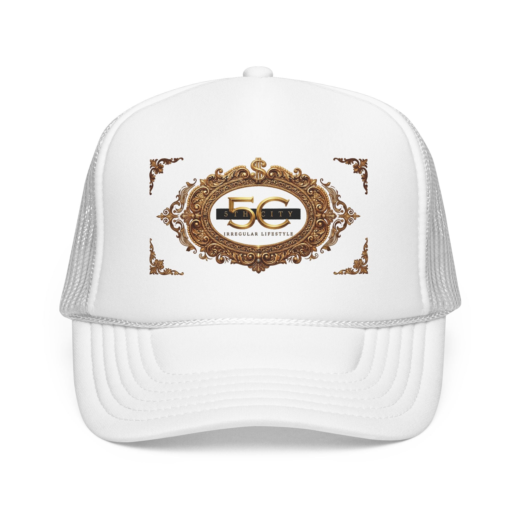 5th City 1st Year  Anniversary Gold Emblem Trucker Hat