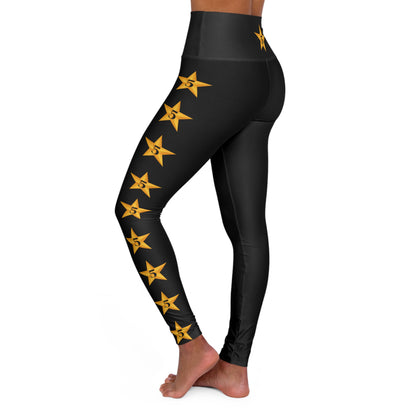 Star High Waisted Yoga Leggings