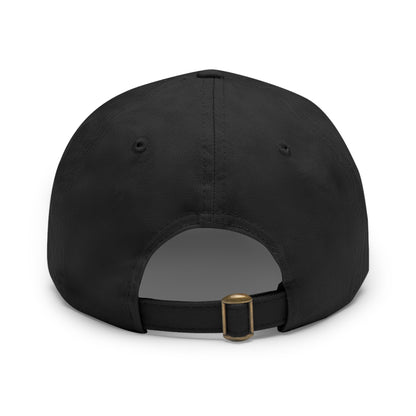 Westside Dad Hat with Leather Patch (Round)