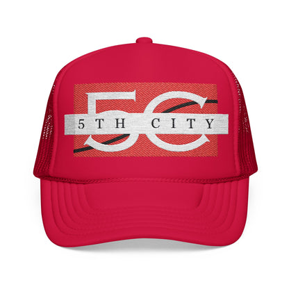 5th City Stylish Foam Trucker Hat with Bold 50th City Embroidery, Perfect for Festivals, Outdoor Events, and Everyday Wear, Unisex Gift, Casual [...]