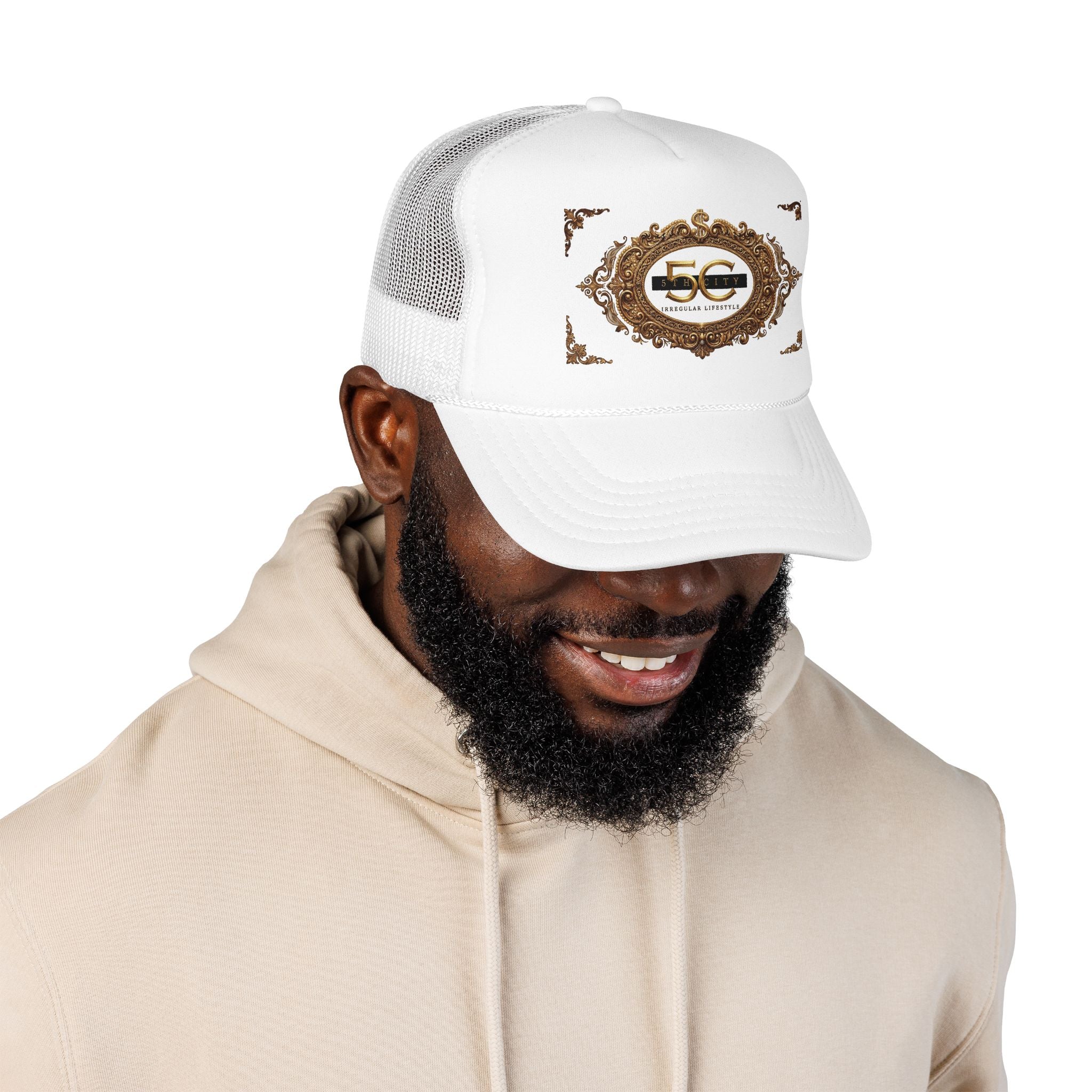 5th City 1st Year  Anniversary Gold Emblem Trucker Hat