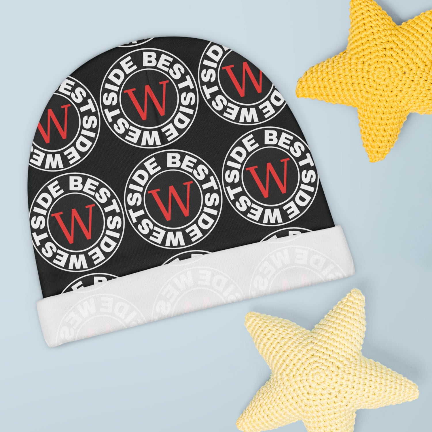 Westside Baby Beanie (AOP)