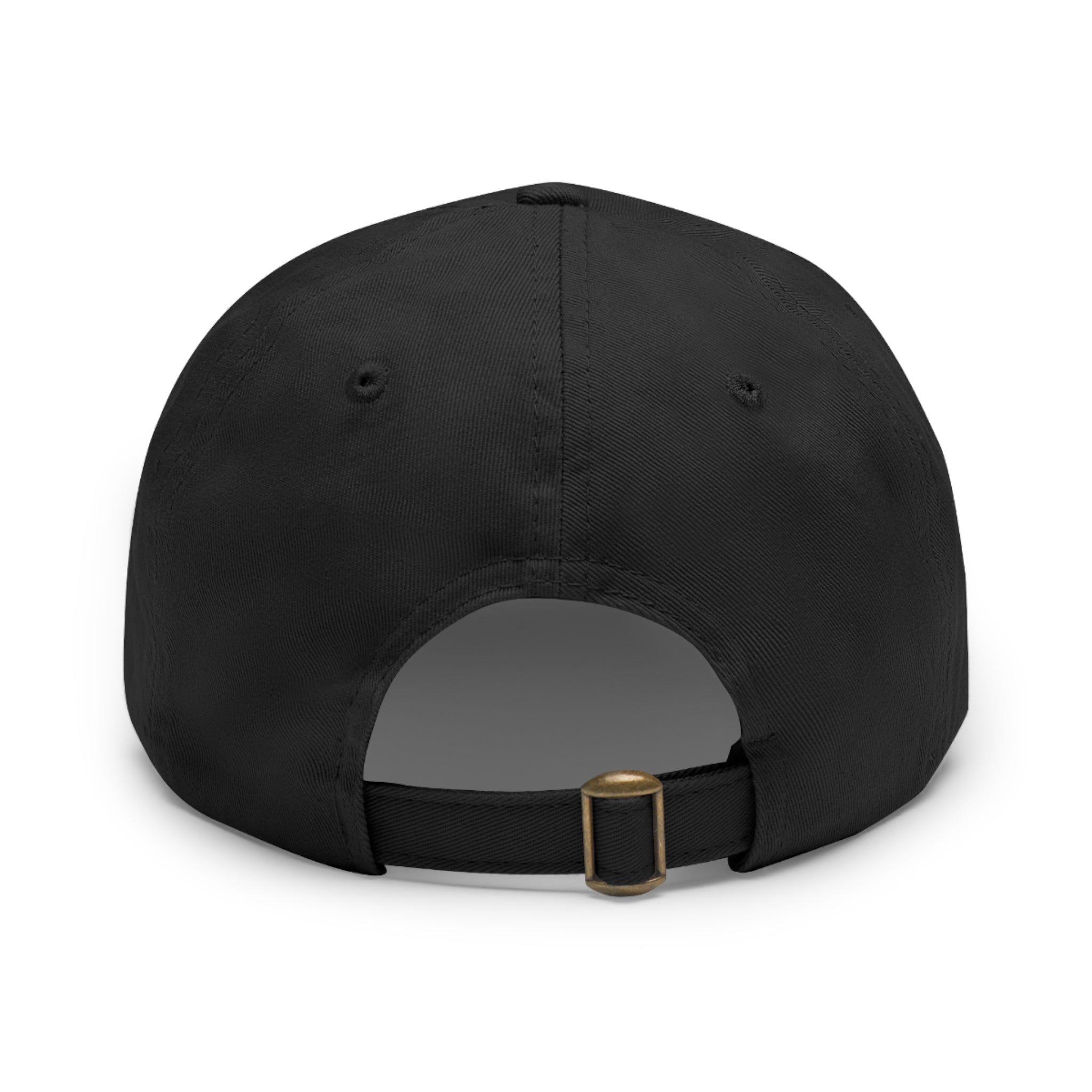 Westside Dad Hat with Leather Patch (Round)