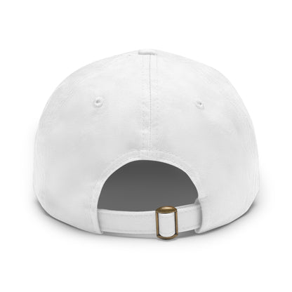 Westside Dad Hat with Leather Patch (Round)
