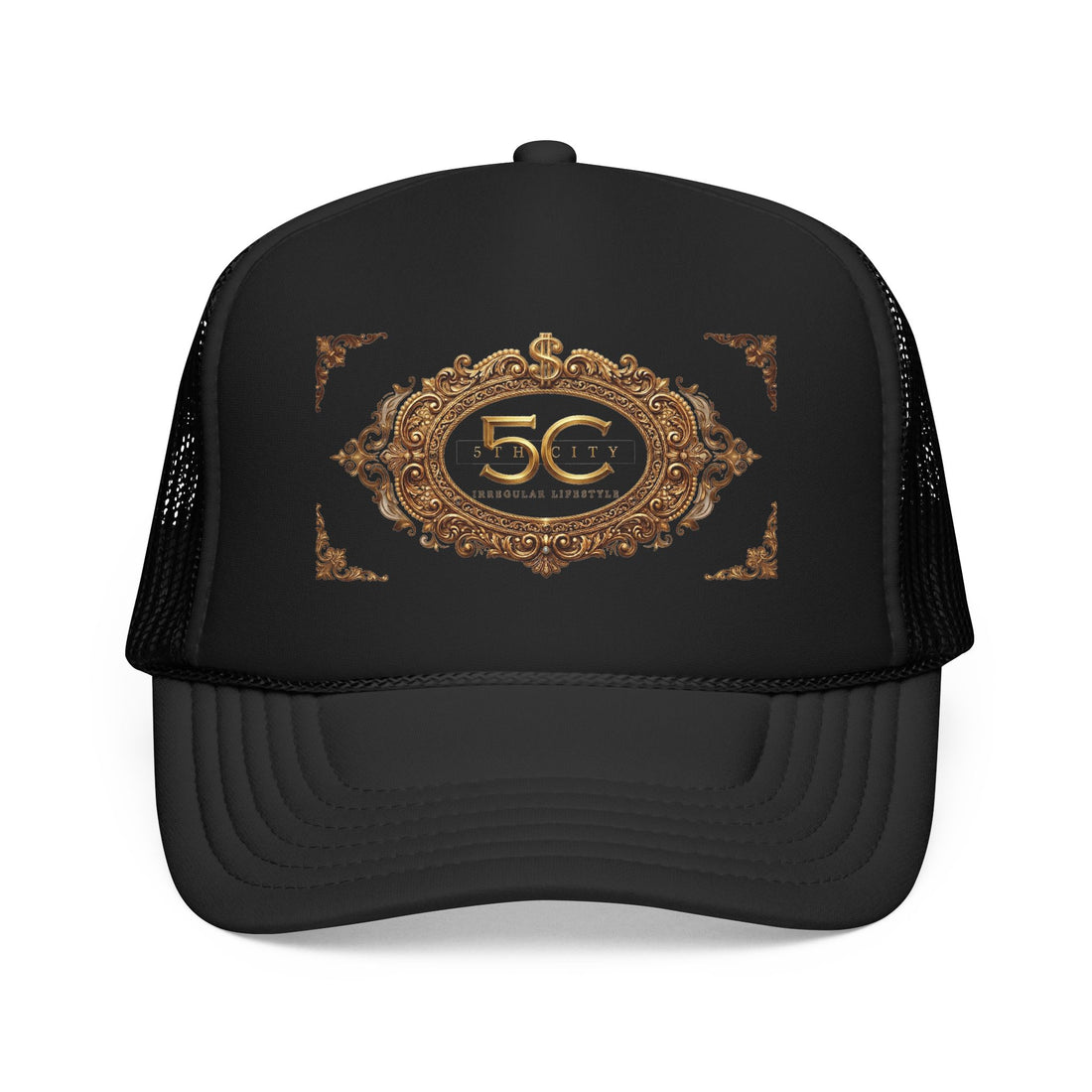 5th City 1st Year  Anniversary Gold Emblem Trucker Hat
