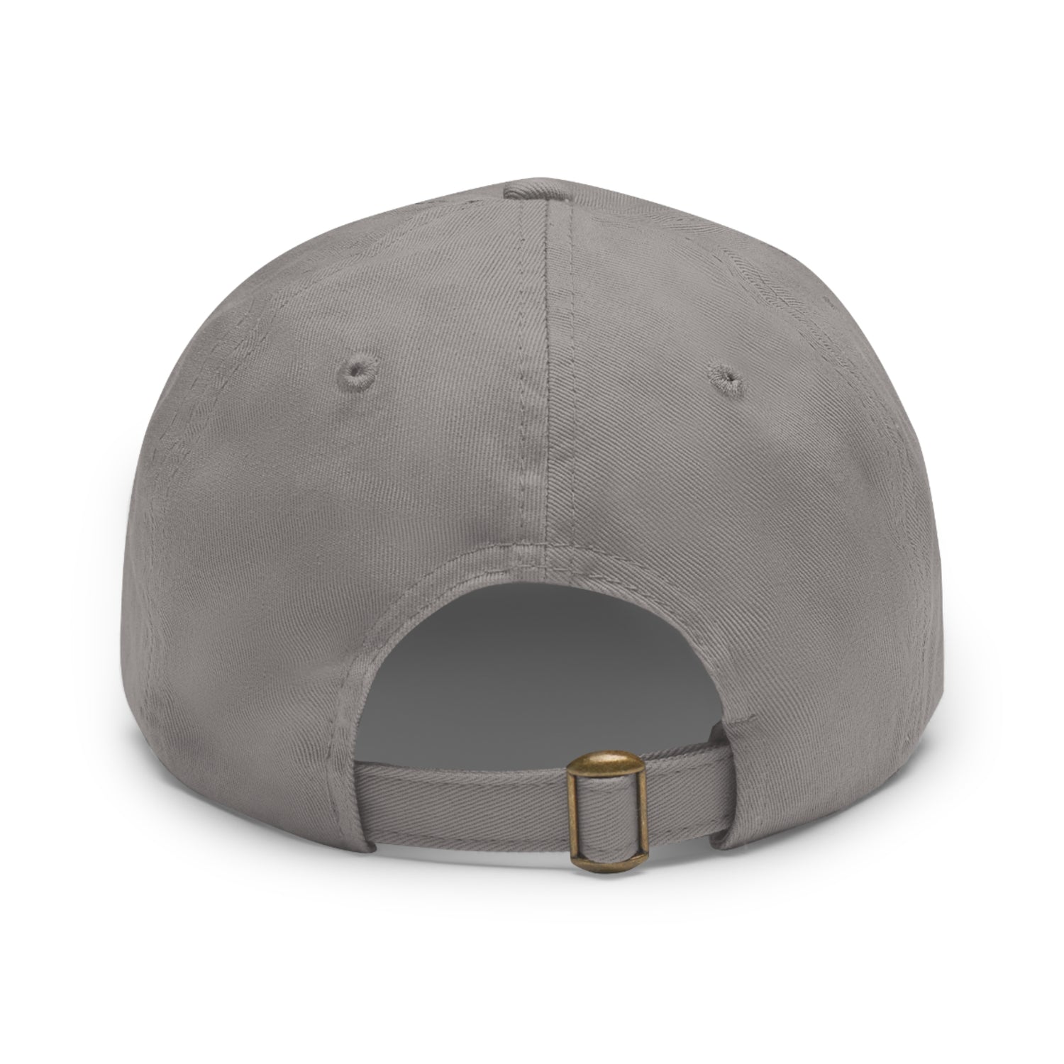 Westside Dad Hat with Leather Patch (Round)