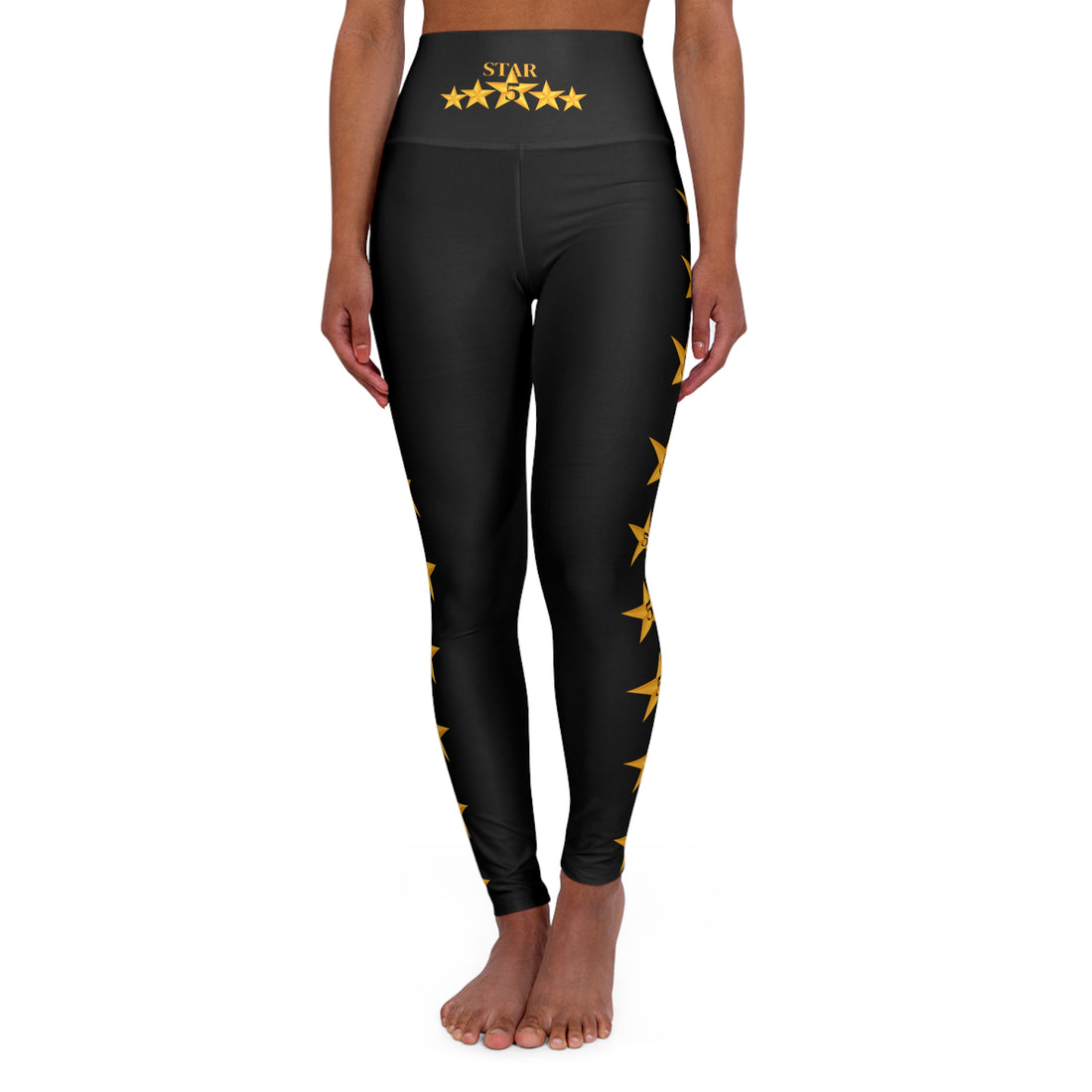 Star High Waisted Yoga Leggings