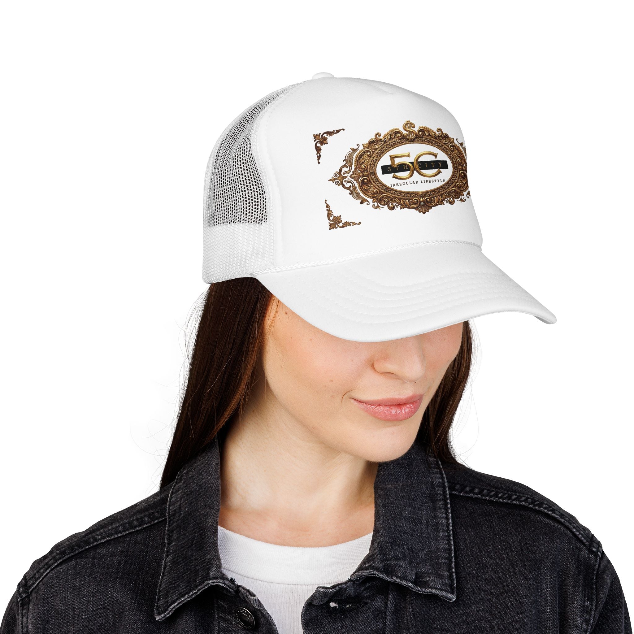5th City 1st Year  Anniversary Gold Emblem Trucker Hat
