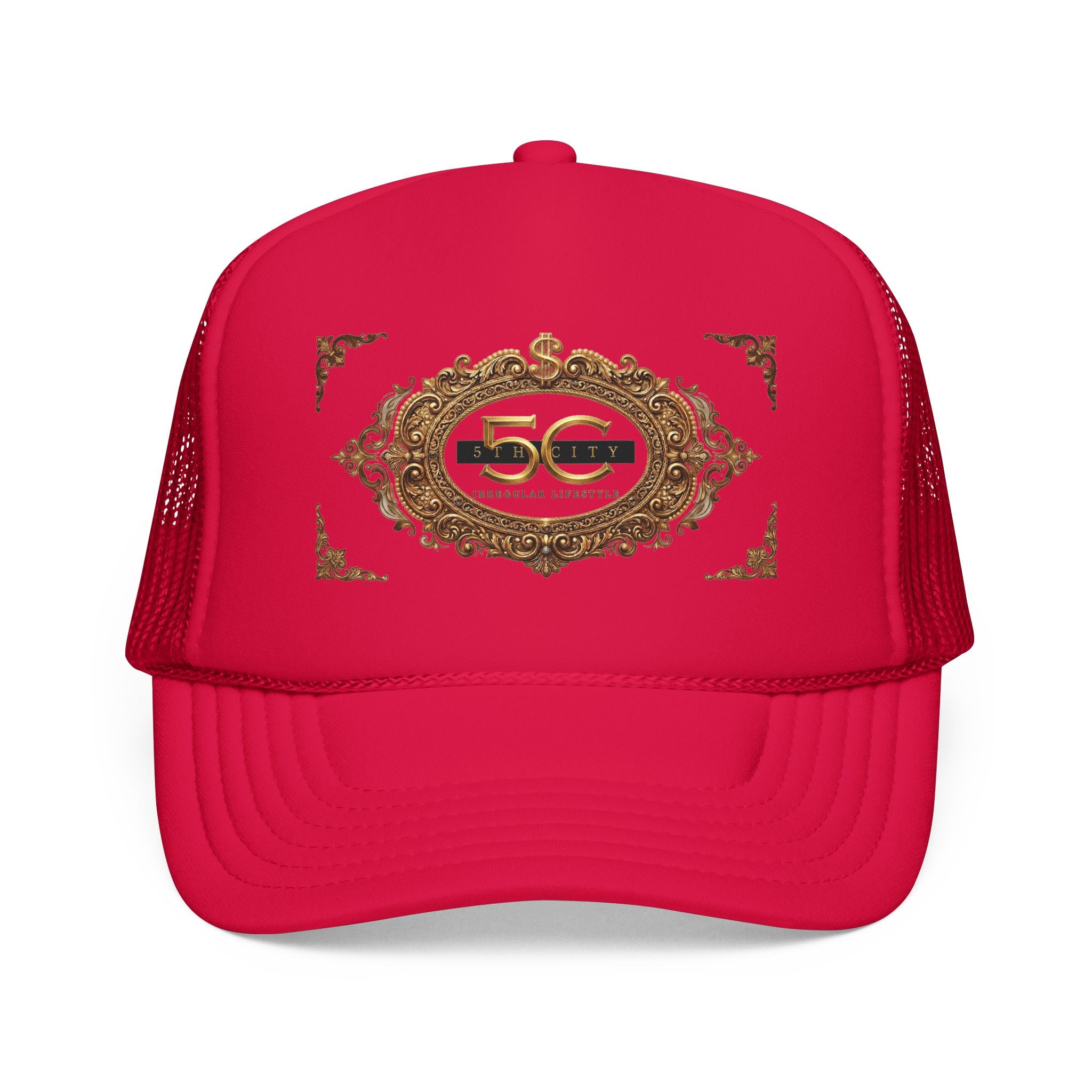 5th City 1st Year  Anniversary Gold Emblem Trucker Hat