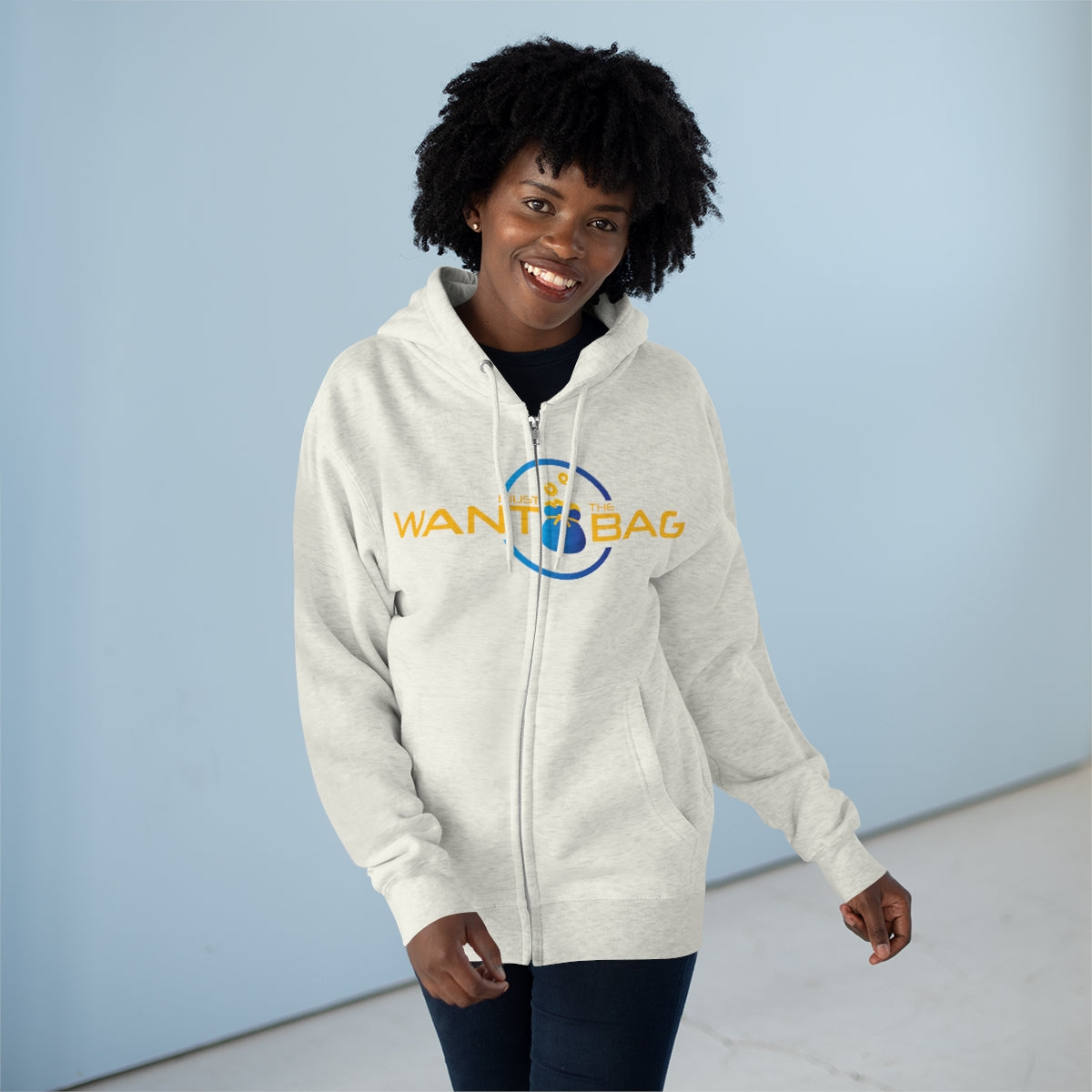 I.J.W.T.B. Unisex Premium Full Zip Hoodie - BAG GUY APPAREL L.L.C.