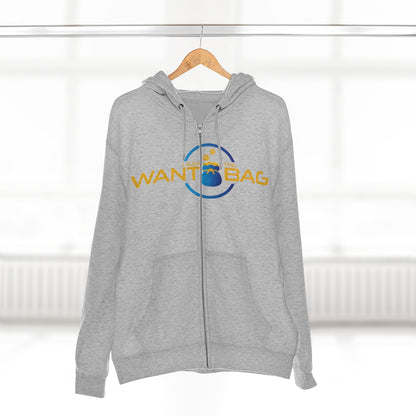 I.J.W.T.B. Unisex Premium Full Zip Hoodie - BAG GUY APPAREL L.L.C.