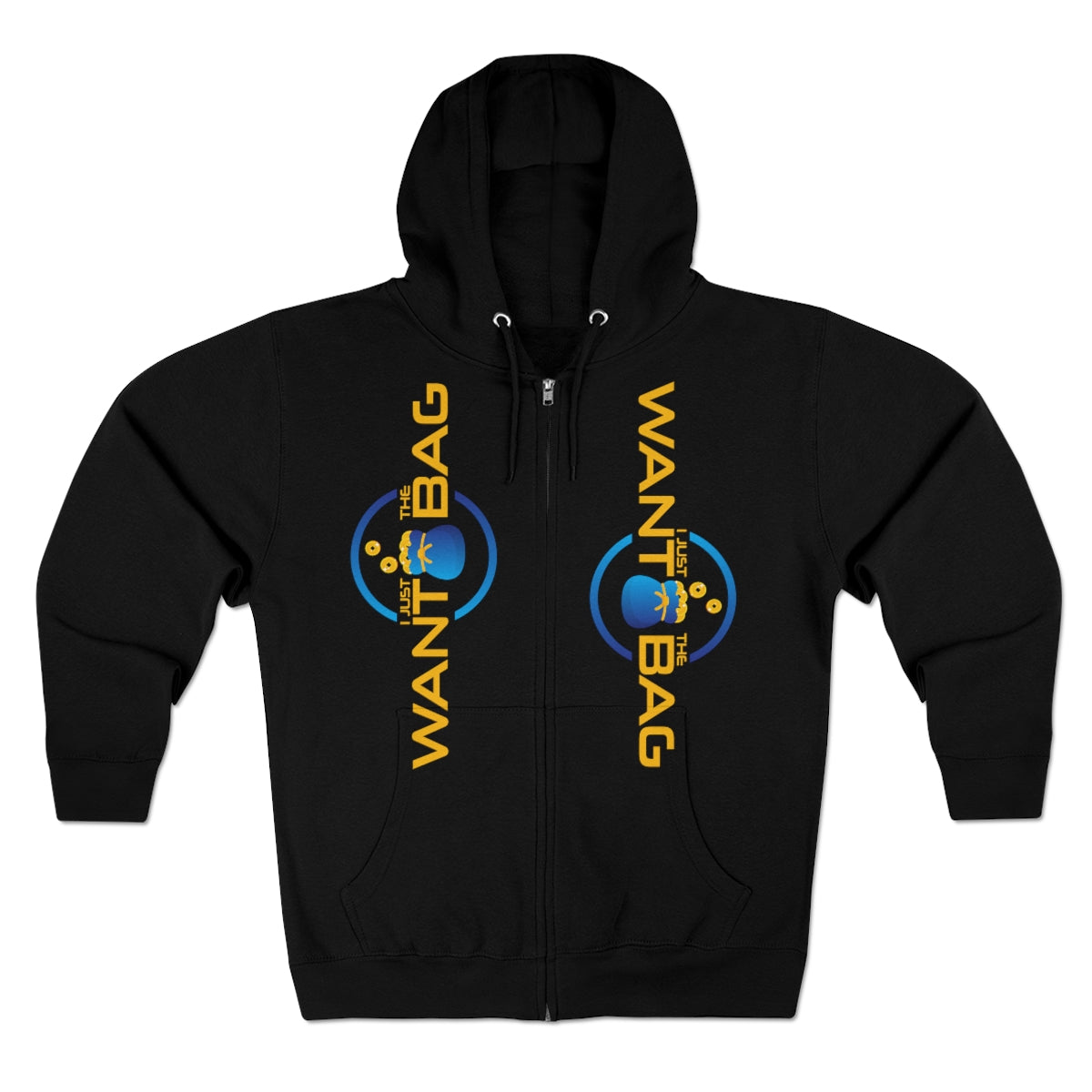 I.J.W.T.B. Unisex Premium Full Zip Hoodie - BAG GUY APPAREL L.L.C.