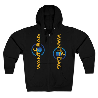 I.J.W.T.B. Unisex Premium Full Zip Hoodie - BAG GUY APPAREL L.L.C.