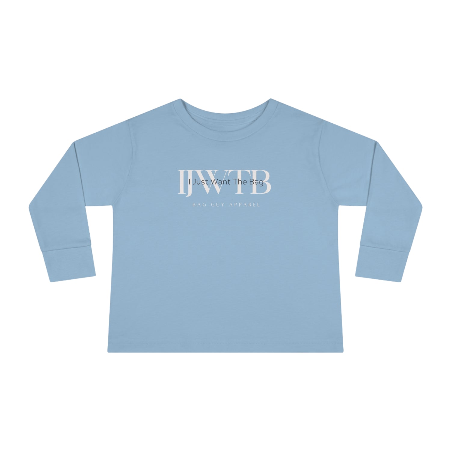IJWTB Signature Print Toddler Long Sleeve Tee