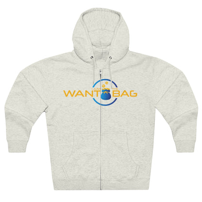 I.J.W.T.B. Unisex Premium Full Zip Hoodie - BAG GUY APPAREL L.L.C.