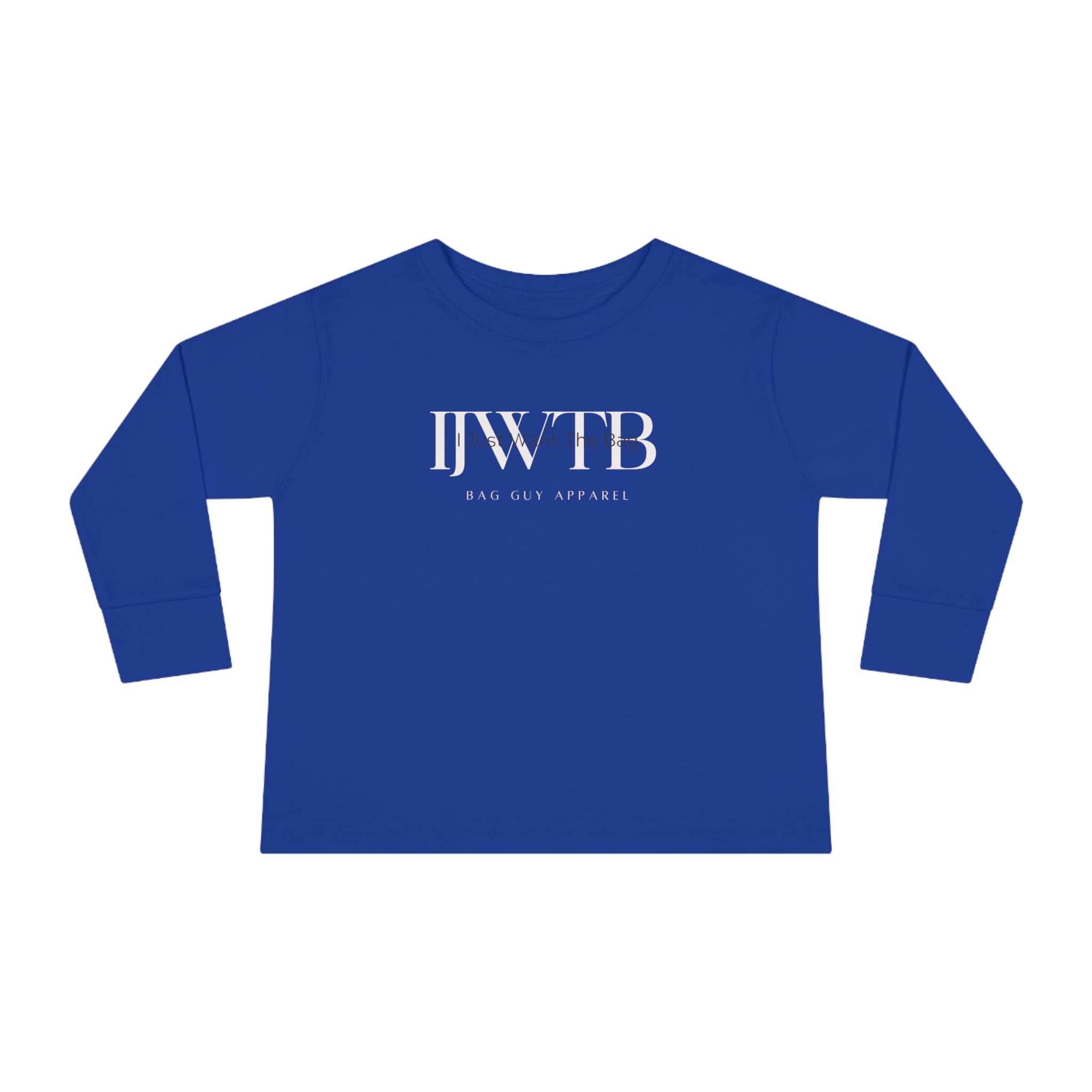 IJWTB Signature Print Toddler Long Sleeve Tee