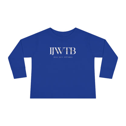 IJWTB Signature Print Toddler Long Sleeve Tee