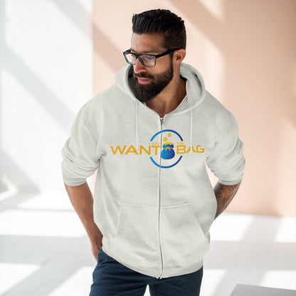 I.J.W.T.B. Unisex Premium Full Zip Hoodie - BAG GUY APPAREL L.L.C.