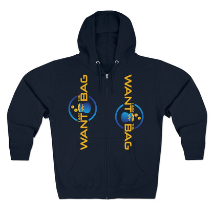 I.J.W.T.B. Unisex Premium Full Zip Hoodie - BAG GUY APPAREL L.L.C.
