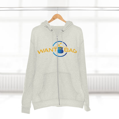 I.J.W.T.B. Unisex Premium Full Zip Hoodie - BAG GUY APPAREL L.L.C.