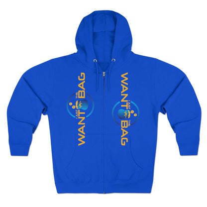 I.J.W.T.B. Unisex Premium Full Zip Hoodie - BAG GUY APPAREL L.L.C.