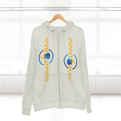 I.J.W.T.B. Unisex Premium Full Zip Hoodie - BAG GUY APPAREL L.L.C.
