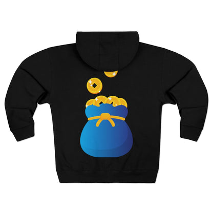 I.J.W.T.B. Unisex Premium Full Zip Hoodie - BAG GUY APPAREL L.L.C.