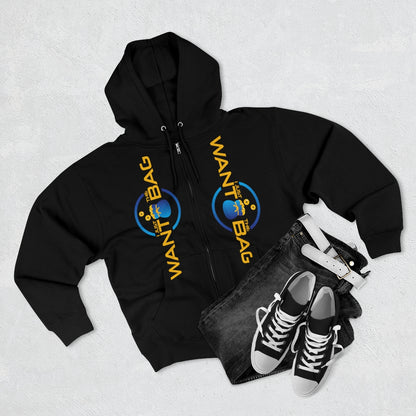 I.J.W.T.B. Unisex Premium Full Zip Hoodie - BAG GUY APPAREL L.L.C.