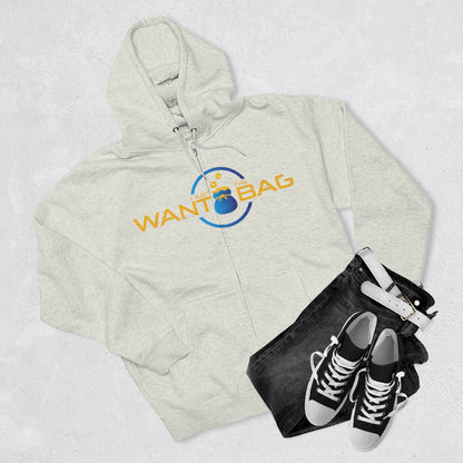 I.J.W.T.B. Unisex Premium Full Zip Hoodie - BAG GUY APPAREL L.L.C.
